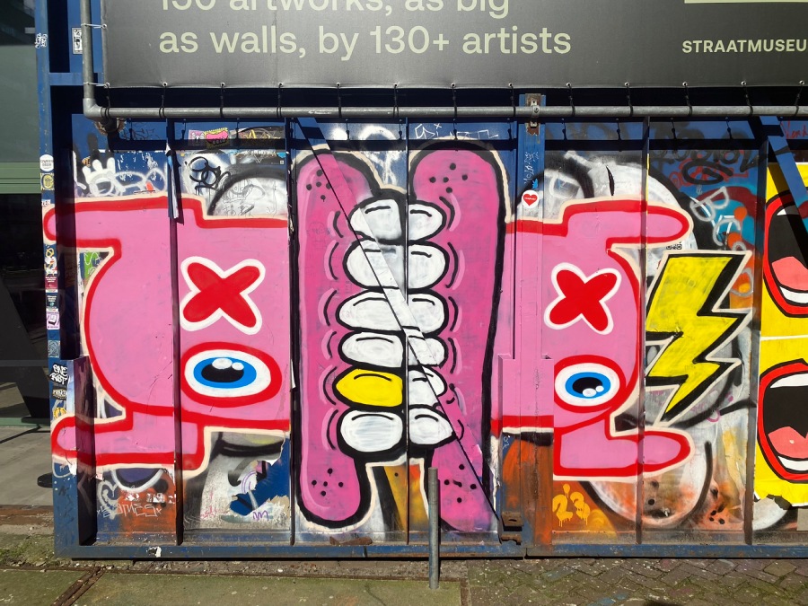 ox-alien, sweet toof, ndsm, graffiti, amsterdam